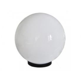 Светильник уличный шар,материал-ПММА(полиметилметакрилат), d=300мм, в комплекте с основанием из поликарбоната и керамическим патроном Е27, молочно-белый.Palla 30 01 31
