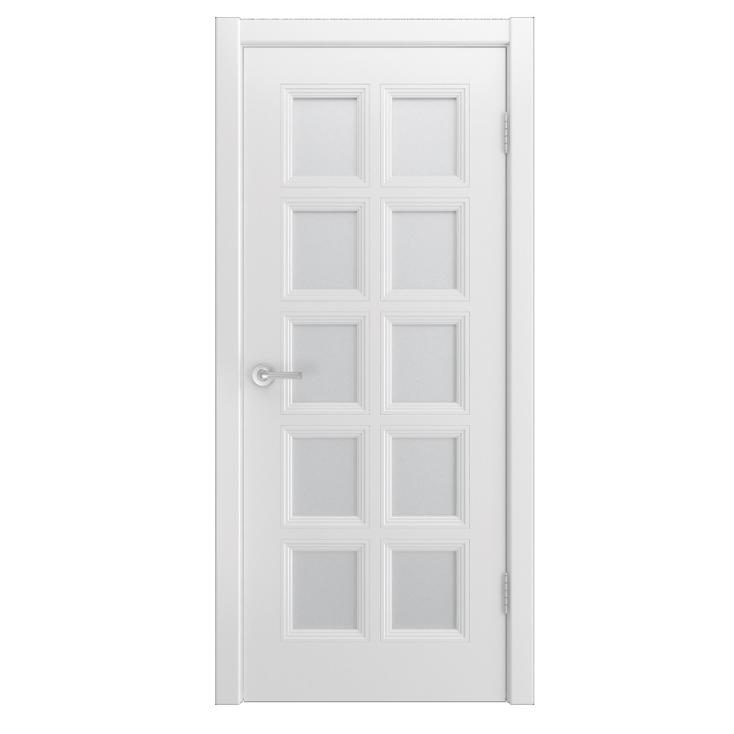 Полотно дверное ДО1-2 BELINI-777 600мм белое стекло