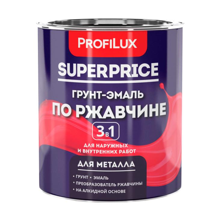 Грунт-эмаль по ржавчине SUPERPRICE 3в1 белая 1,9 кг