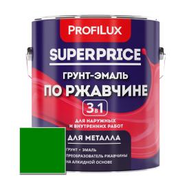 Грунт-эмаль Profilux SUPERPRICE  3в1 зеленая 0,9 кг