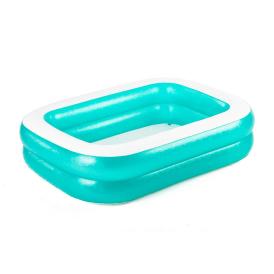 Бассейн детский надувной 201х150х51 см 450 л Bestway Blue Rectangular Family 54005