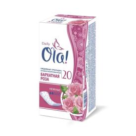 Прокладки женские OLA! Daily Deo ежедневные бархатная роза 20шт