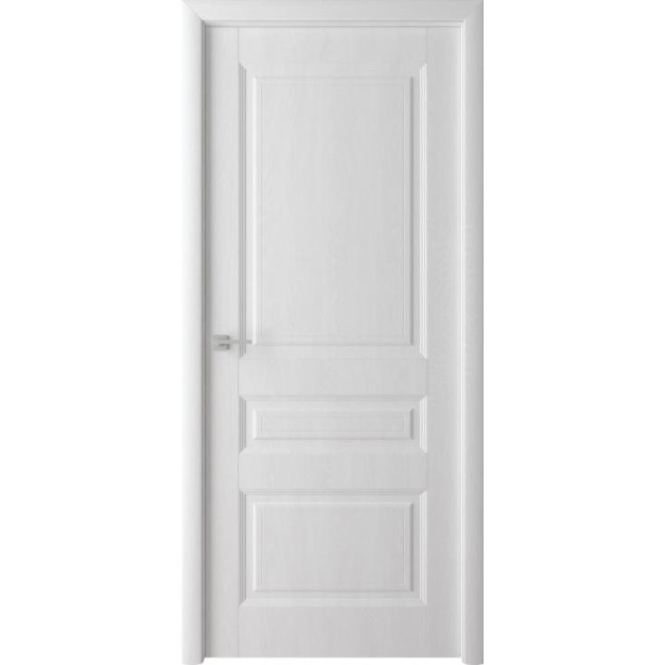 Полотно дверное ДГ Каскад 600мм белый ясень ламинированное