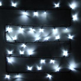 Гирлянда светодиодная уличная LED белая 8 режимов 300 ламп 25м