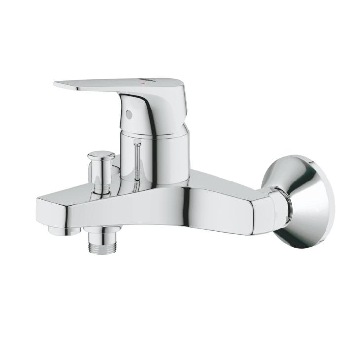 Смеситель для ванны Grohe BauFlow 23756000 однорычажный короткий излив