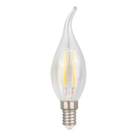 Лампа светодиодная LED 9Вт E14 Filament,свеча на ветру,белый Gauss