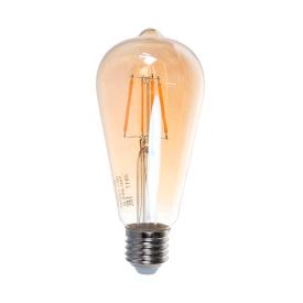 Лампа светодиодная LED 6Вт 230в,E27 2400К 550Лм Filament OPAL 102802006