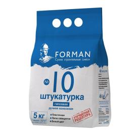Штукатурка гипсовая Forman 10  5 кг п/э