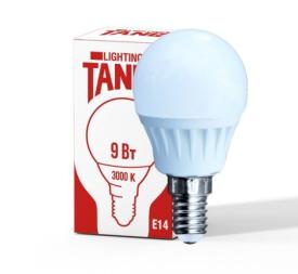 Лампа светодиодная 9W E14 шарик 3000K 220V (TANGO LED G45-9W-E14-N) TANGO (1/10/100)