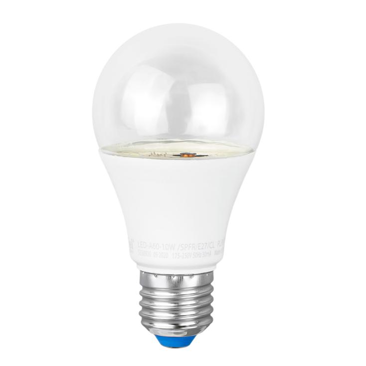 Лампа светодиодная  для растений LED-A60-10W/SPFR/E27/CL PLP01WH