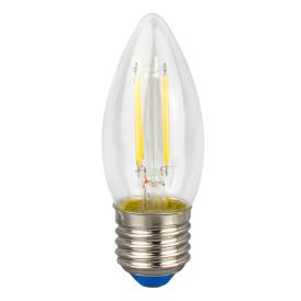 Лампа светодиодная свеча прозрачная 11Вт Е27 Серия Sky теплый бел.свет 3000К LED-C35-11W/3000K/E27/CL PLS02WH