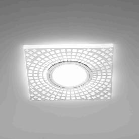 Светильник встраиваемый декоративный из акрила+металл со светодиодной подсветкой, MR16 хром Latina LED 51 3 05