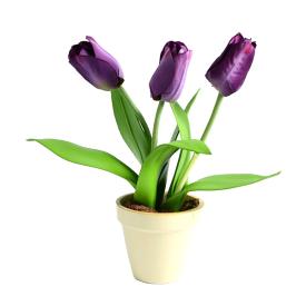 Цветок искусственный Тюльпан фиолетовый 22028Ф