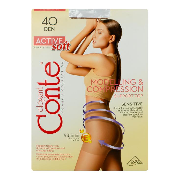 Колготки Conte Active soft 40 natural 4