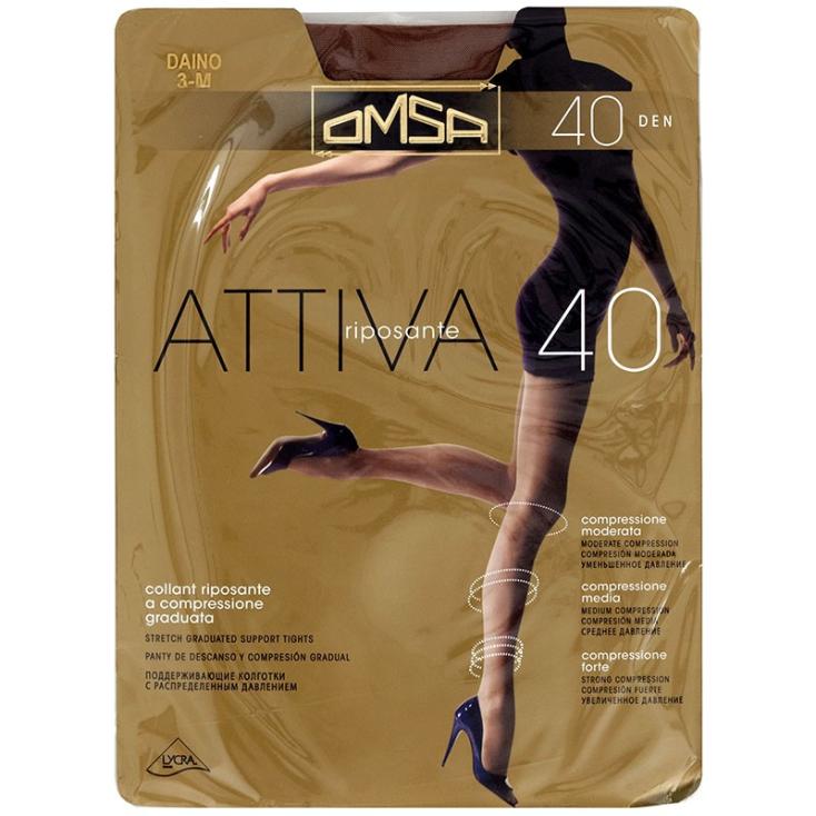 Колготки Omsa Attiva 40 caramello 5