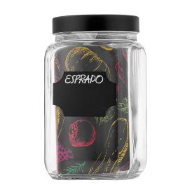 Банка для сыпучих продуктов Esprado Fresco 1,2 л 10,5х10,5х18 см