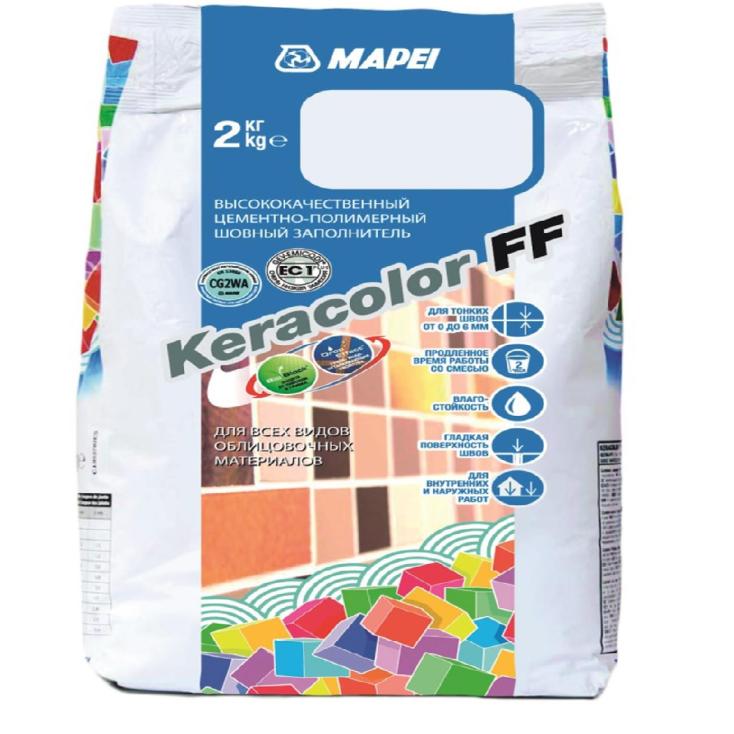 Затирка Mapei Keracolor FF №111 светло-серый, 2 кг