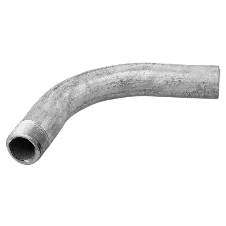 Отвод однорезьбовой сталь оцинк Ду20 Дн26,8х2,5 мм из труб по ГОСТ 3262-75