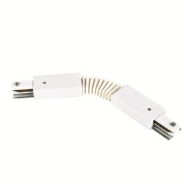 Соединитель для 2-х шинопроводов гибкий типа G UBX-Q122 G24 WHITE 1 POLYBAG