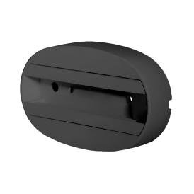 Чашка потолочного крепления 88мм однофазная черная Volpe UBX-Q122 G81 BLACK