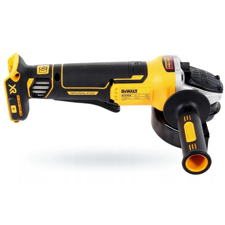 УШМ (болгарка) аккумуляторная DeWalt DCG406N 18В 125 мм