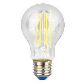 LED-A60-10W/NW/E27/CL PLS02WH Лампа светодиодная. Форма "A", прозрачная. Серия Sky. Белый свет (4000