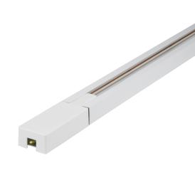 Шинопровод осветительный UBX-Q122 GS2 WHITE 100 SET01 тип G, в наборе с заглушкой и вводом питания.однофазный 1м