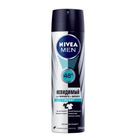 Дезодорант мужской невидимая защита для черного и белого Fresh NIVEA 150мл