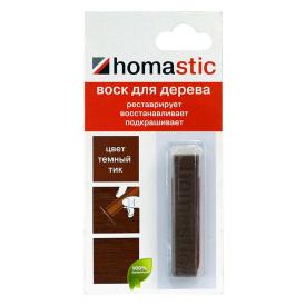 Воск для востановления паркета и ламината Homastic тик темный