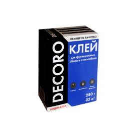 Клей обойный флиз-й с индикатором DECORO 250гр (30шт) 35м2