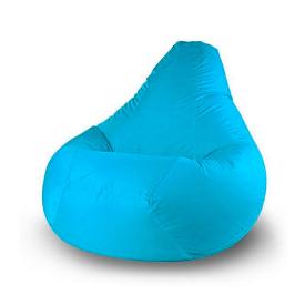 Кресло груша большая голубая