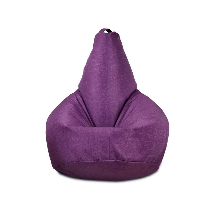 Кресло груша большая фиолетовая