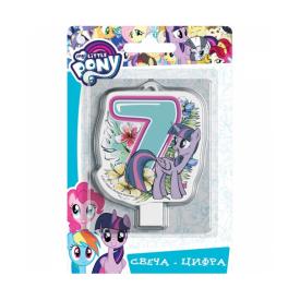 Свеча-цифра  "7" My Little Pony