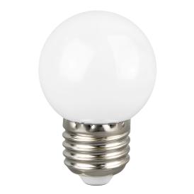 Лампа декоративная светодиодная LED-G45-1W 3000K E27 FR C картон белый свет
