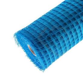 Сетка стеклотканевая армирующая 10х10 мм 1х50 м синяя