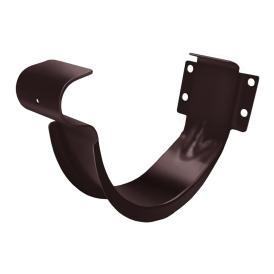 Кронштейн желоба короткий металл Optima 125 мм RAL 8017 шоколад