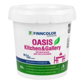 Краска OASIS KITCHEN & GALLERY A мат 0.9л