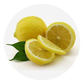 Доска разделочная Лимон стеклянная круглая 20 см VL48-38