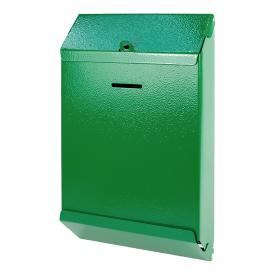 Ящик почтовый без замка зелёный шагрень