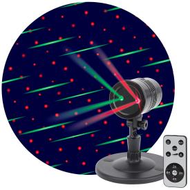 Проектор Laser Метеоритный дождь ENIOP-01 ЭРА мультирежим 2 цвета 220V IP44