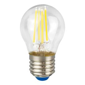 Лампа светодиод диммируемая LED-G45-9W/4000K/E27/CL/DIM GLA01TR Форма шар прозрачная Серия Air Белый свет 4000K Картон ТМ Uniel
