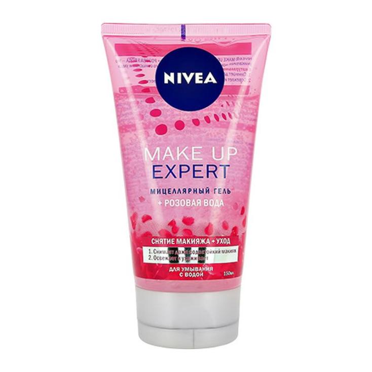 Мицеллярный гель+розовая вода NIVEA MAKE UP EXPERT 150мл