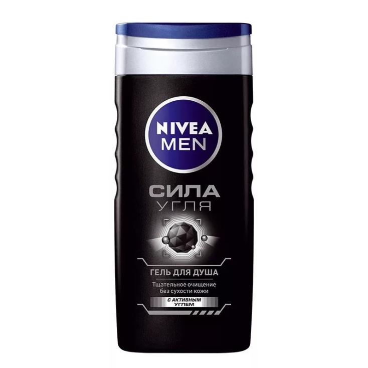 Гель для душа NIVEA MEN Сила угля 250мл