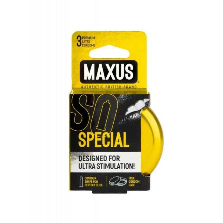 Презервативы Maxus Special точечно-ребристые