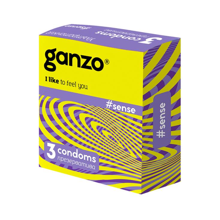 Презервативы Ganzo New Sense тонкие 3шт