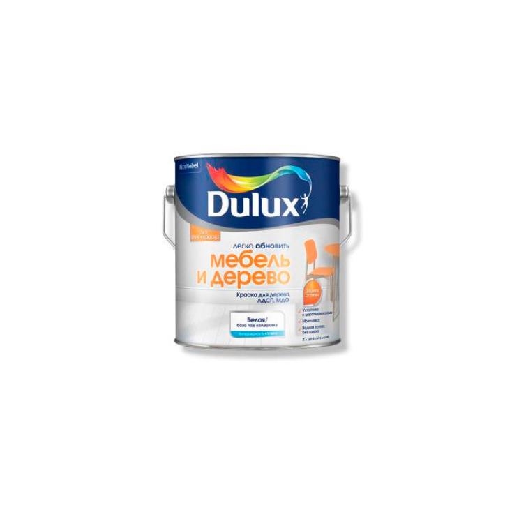 Краска Dulux Мебель и Дерево матовая белая BW 2 л