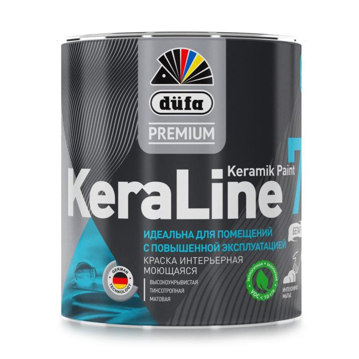Краска Dufa Premium ВД KeraLine 7 база1  0.9л