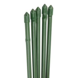 Опора для растений 8 мм 120 см стиль бамбук металл в пластике (5 шт) GCSB-8-120