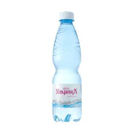 Минеральная питьевая столовая вода «Ульянка» газированная 0,5 л. ПЭТ