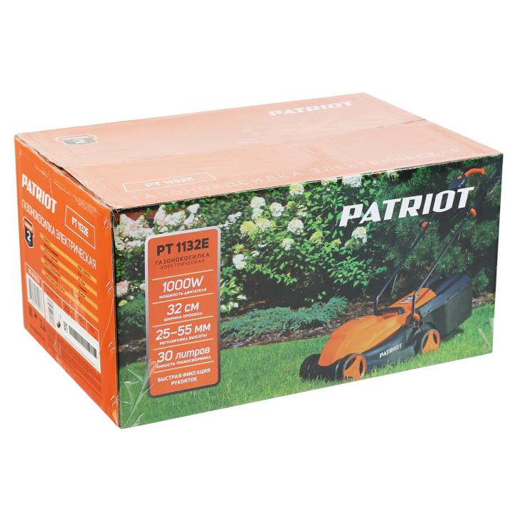 Газонокосилка электрическая Patriot PT 1132E 1000Вт 32 см